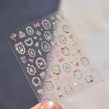 Umělé nehty Mašle pro zdobení nehtů | samolepky, nail art doplňky - to4521JZ