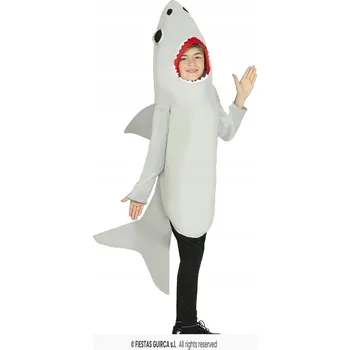 Karnevalový kostým Kostým Žralok Žralok Baby s ploutví Kostým Shark o velikosti 142-148 cm.