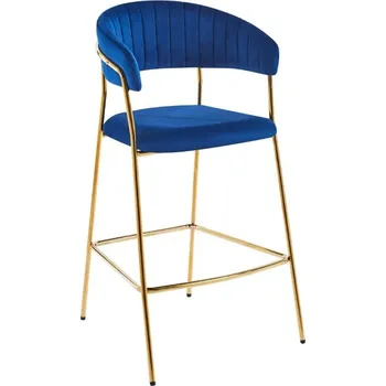 Toaletní stolek Nábytek PEGAS s.r.o. Barová židle H3 JG Modrá Zlatá