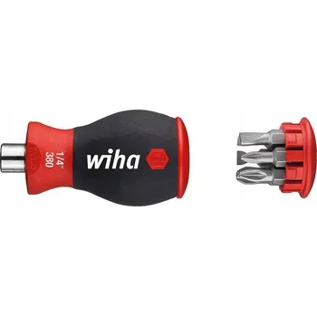 Šroubovák Magnetický šroubovák s zásobníkem bitů Wiha 33764, 6 ks