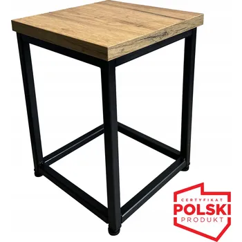 Stojan na květiny DRŽÁK NA KVĚTINÁČ KOVOVÝ LOFTOVÝ STOJAN NA KVĚTINY SVAŘOVANÝ S REGULACÍ 28 CM 22X22