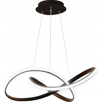 Stropní svítidlo LED MODERNÍ ZÁVĚSNÝ ČERNÝ LUSTR BÍLÁ ZMĚNITELNÁ BARVA SVĚTLA