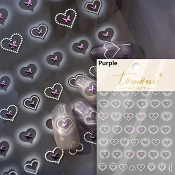 Samolepky na nehty s 3D efektem | zdobení nehtů, nálepky - TO3957MZJ