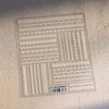 3d zimní nálepky na nehty s reliéfem | samolepky, nehtové zdobení - TS3887