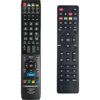 Dálkový ovladač SENCOR SDB520T, SDB521T, SDB523T + ovládání TV (mini TV) - dálkový ovladač duplikát