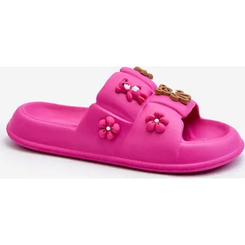 Dámské pantofle Dámské pěnové žabky ozdobami Cambrina Barva: Růžová, Velikost: 36/37