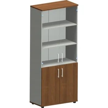 Knihovna Regál Odnowa 80 x 186,7 x 40 cm ořech