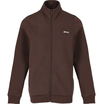 Dámská casual bunda Slazenger Fitted Zip Through Jacket Womens Chocolate Brown 8 (XS)