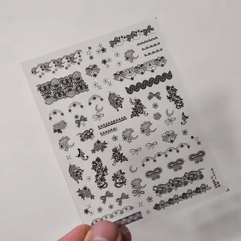 Umělé nehty Mašle pro zdobení nehtů | samolepky, nail art doplňky - TO4583