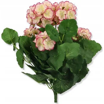umělá květina UMĚLÁ PELARGONIE TMAVĚ RŮŽOVÁ FUCHSIOVÁ, UMĚLÉ PELARGONIE, KYTICE PELARGONIÍ