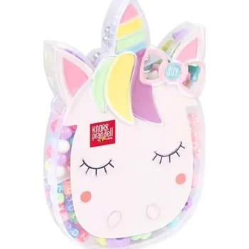 Dětské navlékací korálky Knorr Prandell korálkový set - jednorožec