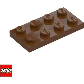 Stavebnice LEGO LEGO® Dílky LEGO Podložka 2x4 / 3020 Barva: Světle-Hnědá 3020