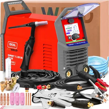 Svářečka Svářečka IDEAL EXPERT TIG 201 DC PULSE PRO 3.5 BODOVÉ SVAŘOVÁNÍ 230V 200A