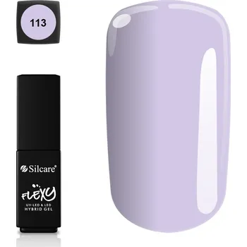 Lak na nehty Hybridní lak Flexy 113 4,5g fialový na nehty bez TPO, UV