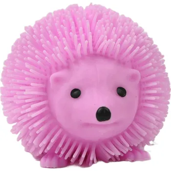 Hračka pro nejmenší JEŽEK ZVÍŘÁTKO MAČKACÍ HRAČKA ANTISTRESOVÝ SVÍTÍCÍ SENZORICKÝ RŮZNÉ BARVY