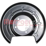 Ochranný plech proti rozstřikování, brzdový kotouč METZGER 6115581