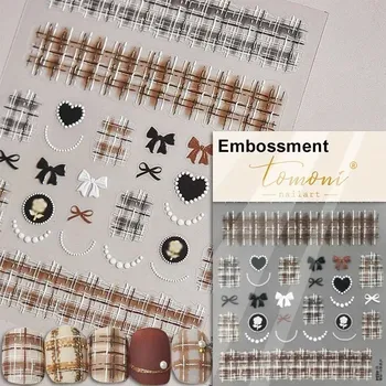 Umělé nehty Mašle pro zdobení nehtů | samolepky, nail art doplňky - TO4534