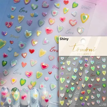 Samolepky na nehty s 3D efektem | zdobení nehtů, nálepky - TO3935