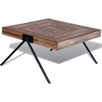 Konferenční stolek Kávový stolek VidaXL čtvercový 80 x 80 x 43 cm kovový