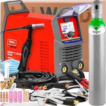 Svářečka INVERTOROVÁ SVAŘEČKA IDEAL EXPERT TIG 201 DC PULSE PRO 3.5 HF LIFT SPOT 230V