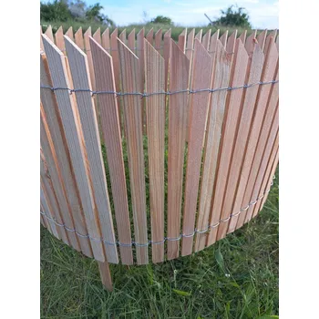 Plot Dřevěný plůtek k záhonu 40 x 200 Rozměr: 40 x 200 cm přírodní