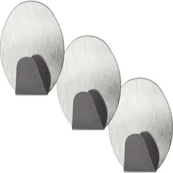 Věšák Háček bez vrtání Sepio stříbrný