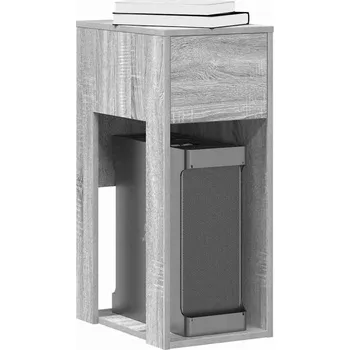 Psací stůl vidaXL Počítačový stojan se zásuvkou 30x44x74 cm [858731] Barva: šedá sonoma