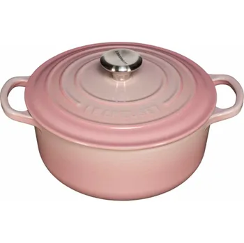 Hrnec Le Creuset Signature Gusseisen- Braeter rund 20cm shellpink