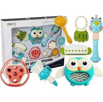 Velká Sada hudebních nástrojů chrastítka kousátka pro nejmenší