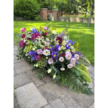 Smuteční dekorace Květinářství Květiny Strašnice věnec 35 cm 25 cm