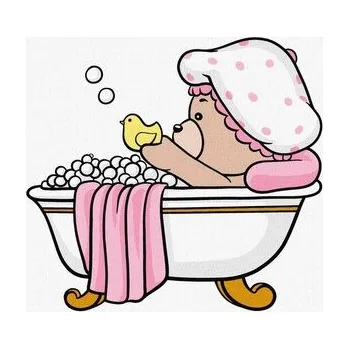 Set školních potřeb Malowanie po numerach -Zabawa w kąpieli Kids