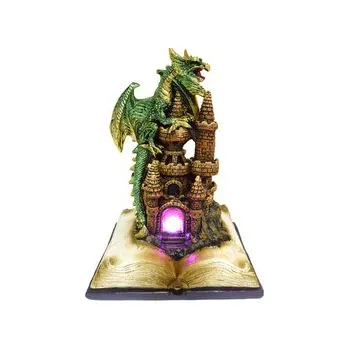 Dekorace - soška - LED - Temné legendy - Zemský drak - Zakletý hrad
