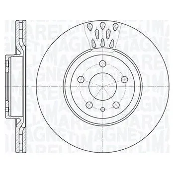 Brzdový kotouč Brzdový kotouč MAGNETI MARELLI 361302040258