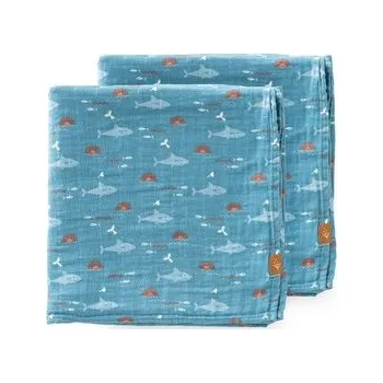 Příslušenství k odsávačce mléka MUŠELÍNOVÁ PLIENKA FRESK - SHARK - 120x120 CM