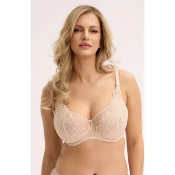 Podprsenka JESSIA 1229 BÉŽOVÁ MĚKKÁ BALKONETOVÁ PODPRSENKA Béžová 90C