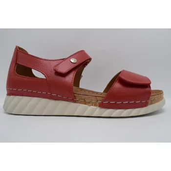 Dámské sandále Orto plus SOFTMODE dámský sandál 229923 červená Velikost: 41