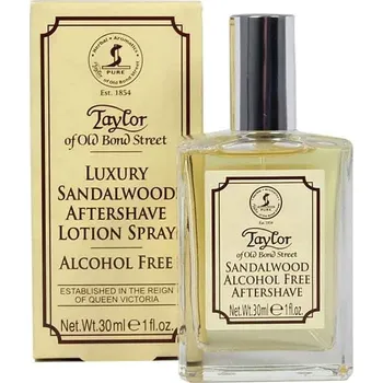 Voda po holení pro citlivou pokožku TAYLOR OF OLD BOND STREET Sandalwood aftershave lotion spray 30 ml