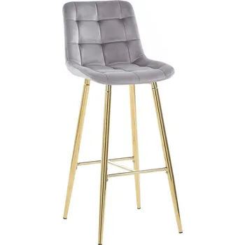 Toaletní stolek Barová židle H2 JG Šedá Zlatá