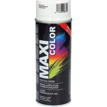 Barva ve spreji MAXI COLOR RAL 9010 BARVA BÍLÝ ALPSKÝ LAK