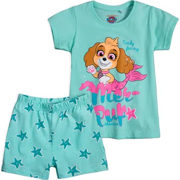 Dívčí pyžamo Dívčí pyžamo PAW PATROL MERPUP tyrkysové Velikost: 98