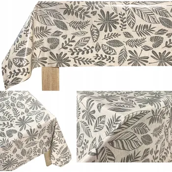 ubrus Dekorativní ubrus na zahradní stůl, kuchyňský, voskované plátno na netkané textilii, 140x180 cm