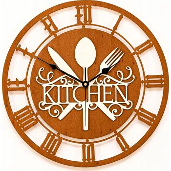 Hodiny DEKORATIVNÍ, ZÁVĚSNÉ HODINY S VZOREM PRO KUCHYNI