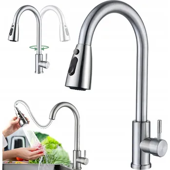 Vodovodní baterie Stojánková kuchyňská baterie 1 šedá