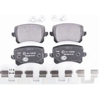 Brzdová destička Sada brzdových destiček, kotoučová brzda HELLA 8DB 355 025-331