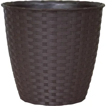 Květináč Astoreo Květináč Natural průměr 19 cm hnědá 19x17,5 cm