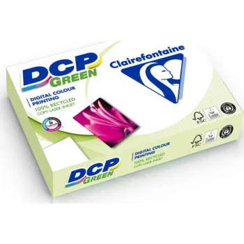 Cizojazyčná kniha Clairefontaine DCP Green 250 g A 4 Recycled Paper 125 Sheets