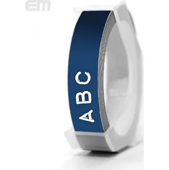 Pásek do tiskárny Páska AltPrint [Dymo] 3D, 9mm modrá oceán, bílý tisk, 3m - 1ks