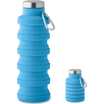 Skládací láhev 500ml - KOLAPSI, nebesky modrá