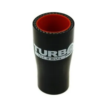 Zapalovací a žhavicí svíčka TurboWorks Silikónová Redukčná spojka TurboWorks Pro Black - 19 na 25mm (0,74") na (0,98")
