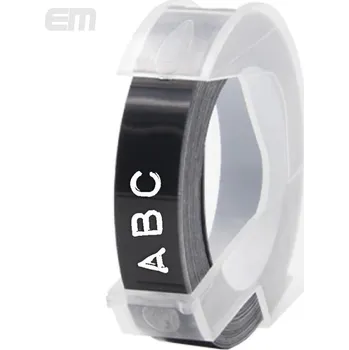 Pásek do tiskárny Páska AltPrint [Dymo] 3D, 9mm černá, bílý tisk, 3m - 1ks